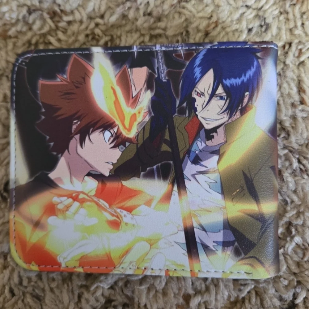 New Katekyo Hitman Reborn anime manga leather wallet